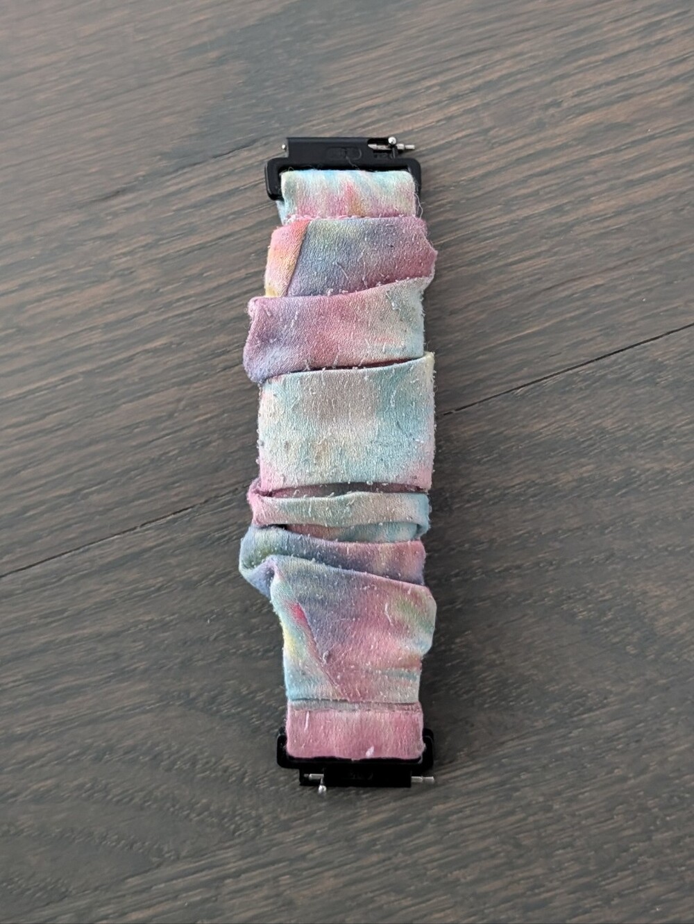 Kids Scrunchie Watch Band 20mm – Tie-Dye / Pastels (Single Band)